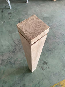 Staircase Newel Post Solid Poplar Adjustable Single Groove Notched Eco-Friendly <b>Stair</b> <b>Parts</b> From EFS Thanh Nghia - Product Image 3