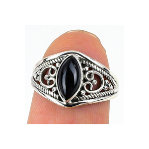 Anillos finos de plata de ley sólida 925, piedras preciosas de labradorita de alta calidad, venta al por mayor, OEM, compromiso de boda, piedra natal, San Valentín - Product Image 3