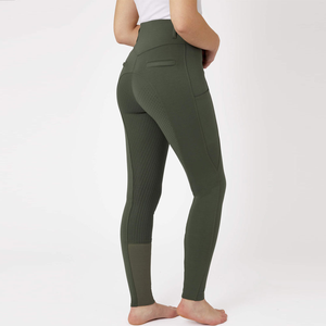 Jodhpurs de montar elegantes para mujer con tela de control de humedad de diseño moderno Delgado agarre seguro y rendimiento cómodo - Product Image 6