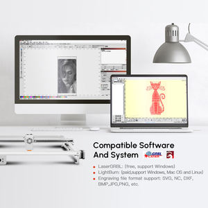 Aufero Laser 2 - LU2-10A10W Diode Máy khắc laser với điều chỉnh khu vực làm việc cho gỗ, kim loại, và Acrylic - Product Image 3