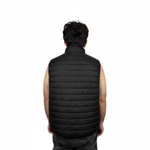 เสื้อกั๊กพัฟเฟอร์บุผ้าฝ้ายหนานุ่มสำหรับผู้ชาย ฤดูหนาว กันลม ผ้าแคนวาส - Product Image 2