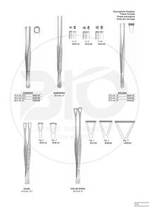 Fórceps de tejido quirúrgico de Material de acero inoxidable de la más alta calidad de 12cm Uso para cirugía por SUAVE SURGICAL INSTRUMENTS - Product Image 5