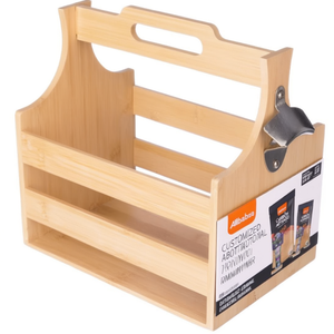 Porte-bouteille en bambou personnalisé pour les articles promotionnels - Product Image 3
