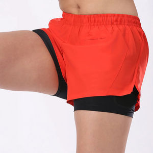 Shorts double couche pour femmes en grande quantité, très demandés / Shorts double couche pour femmes fabriqués en usine, prix de gros, OEM, prix bas - Product Image 3