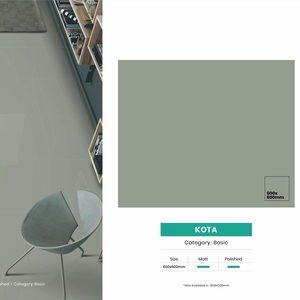 กระเบื้องปูพื้นดีไซน์พื้นผิวหินสีเทาขนาด60x60กระเบื้องปูพื้นสำหรับตกแต่งห้องนั่งเล่น - Product Image 1