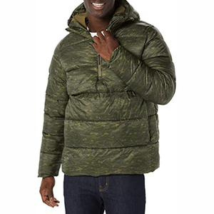 Cheap Hooded Mens Puffer <b>Jacket</b> Casual Slim Fit Winter <b>Waterproof</b> Breathable Eco-Friendly <b>Padded</b> Manufacturer Direct Sale - Product Image 1