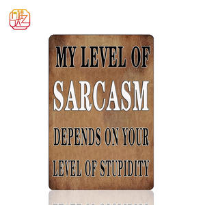 बेडरूम पुरुषों के लाउंज, गैरेज, या बार के लिए अजीब व्यंग्यात्मक धातु एल्यूमीनियम संकेत, पुरुषों या लड़कों के कमरे के लिए शांत सजावट - Product Image 5
