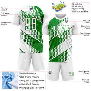 Fábrica de uniformes de fútbol avanzados, conjuntos de camisetas de fútbol al por mayor, diseño ligero de secado rápido adecuado para el entrenamiento de la Academia escolar - Product Image 2