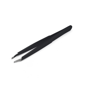 Pinzas para desplumar el pelo de las cejas con logotipo personalizado Mango cómodo Trending Fancy Paper Coated Impreso Pinzas Punta puntiaguda - Product Image 1