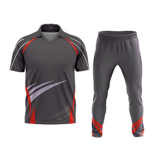 Camiseta y pantalón de cricket con logotipo y nombre de equipo personalizados con impresión por sublimación - Product Image 2