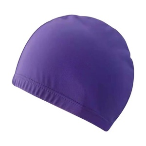 Gorros de Natación para Hombres, Mujeres y Niños, Elásticos, de Nailon, Color Puro, Protección para los Oídos, para Cabello Largo, Gorros de Baño Ultrafinos - Product Image 6