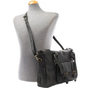 GRAND SAC À BAGAGES EN CUIR DE VACHE GRIS VINTAGE PERSONNALISÉ FAIT MAIN PARFAIT POUR BUREAU - Product Image 1