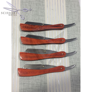 Maquinilla de Afeitar Profesional de Doble Filo para un Afeitado Clásico Estilo Vintage con Mango de Madera y Hoja de Acero Inoxidable - Product Image 4