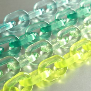 Correas de Cadena para Bolsos de Mujer, Estilo Gelatina Transparente, Acabado Mate, Cadenas Acrílicas, Anillos, Resina, Piezas y Accesorios de Plástico - Product Image 2