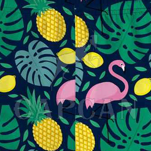 Pantalones bombachos de cintura elástica con diseño personalizable colorido para mujer, pantalones cortos de sublimación estampados, solo usados - Product Image 3