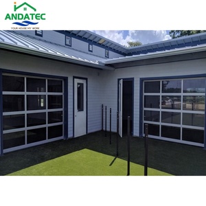 Puerta de <span class=keywords><strong>garaje</strong></span> de vidrio duradera Ideal para casas suburbanas Instalaciones de garajes en el <span class=keywords><strong>centro</strong></span> Puerta de <span class=keywords><strong>garaje</strong></span> de panel transparente de alta calidad - Product Image 6