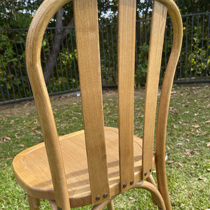 Chaise de salle à manger de villa moderne en bois de teck massif avec cadre en bois de teck massif de couleur naturelle et matériaux de haute qualité pour une utilisation en intérieur et en extérieur - Product Image 5