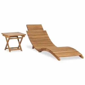 현대 야외 가구 해변 안락 의자 곡선 티크 나무 태양 침대 정원 가구 피크닉 접이식 안락 의자 테이블