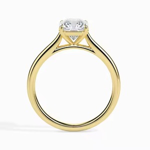 925 Silver 1.50 CTW Ascher Cut Lab Grown VS1 Clarity Diamond Rhodium Solitaire Engagement Wedding Ring for Women for Parties - Product Image 3