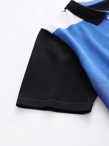 Polo à manches courtes de style professionnel pour hommes, t-shirt à revers de golf à motif solide pour l'été 2025, nouveau design. - Product Image 5