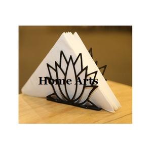 Porte-serviettes noir et argent avec du marbre et de l'aluminium de la meilleure qualité, porte-papier toilette par Home Arts - Product Image 6