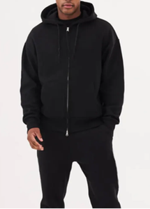 Vente en gros de survêtements personnalisés pour hommes, ensembles de jogging vierge OEM de haute qualité, top ventes, cuir lourd imprimé de logo personnalisé - Product Image 2