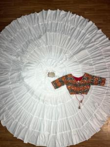 ชุดผ้าเรยอน Lehenga Choli ผ้าเรยอนคุณภาพระดับพรีเมี่ยมล่าสุด - Product Image 2