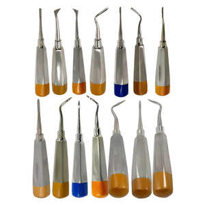 Instrumental Quirúrgico para Cirugía Dental, Elevadores Dentales para Extracciones con Mangos Azul Dorado, Juego Dental con Certificación CE - Product Image 4