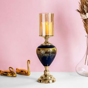 Bougeoirs en or, ajoutez du luxe à vos décorations de Noël avec nos magnifiques bougeoirs en provenance d'Inde - Product Image 4