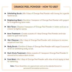 Polvo de Cáscara de Naranja para el Cuidado y Peinado del Cabello Multiusos - Product Image 3