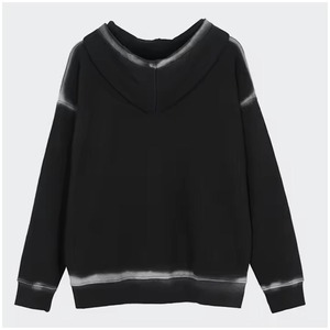Sweat-shirt à capuche unisexe en coton 100% épais avec logo personnalisé brodé pour l'hiver - Product Image 3