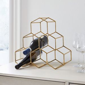 Silver Plated Metal <b>Wine</b> <b>Rack</b> <b>Wall</b> Mounted <b>Wine</b> Bottles Holder for Kitchen & Tabletop Decor <b>Wine</b> Storage Holder - Product Image 6