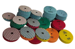 Disque de polissage à sec en résine alvéolée DONGSING de 4 pouces (100x1,2 mm) pour pierre et béton - Product Image 6