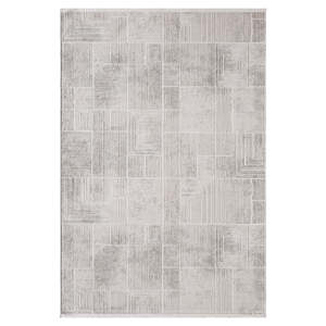 Alfombra de Área Netline Home Depot KD005, Diseño Moderno de Terciopelo, Gris, 100% Micro Poliéster, No Desprende Pelusa, Fácil de Limpiar, Duradera, para Dormitorio, 80x150cm - Product Image 5
