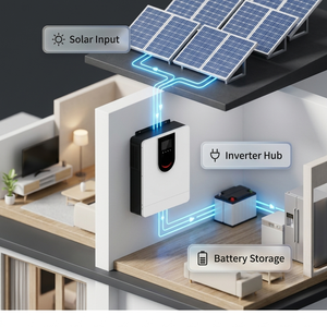 Inversor de Energía Solar de Onda Sinusoidal Pura de 2kw, 3kw, 5kw y 10kw para Sistemas Solares Domésticos - Product Image 2