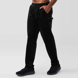 Pantalon Cargo en velours côtelé de haute qualité pour hommes, coupe décontractée avec taille élastique et poches latérales, pantalon à la mode et confortable - Product Image 3