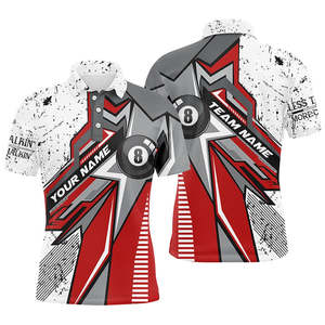 Các Danh sách Mới Nhanh Chóng Khô Thăng Hoa Cue Câu Lạc Bộ Polo Áo Thun Thiết Kế Thời Trang Riêng Bạn Billiard Polo Áo Sơ Mi - Product Image 4