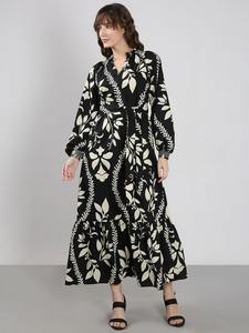 Vestido largo de algodón hecho a mano indio personalizado novia boda Vestido de luna de miel regalo mujer elegante vestido de fiesta regalo para ella - Product Image 3