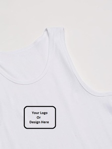 Wholesale Custom Cotton Men's Tanks 100% Cotton Imported Pull on Closure <b>Machine</b> Wash Sourcing From Bangladesh - Product Image 2