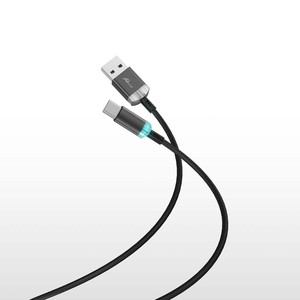 Cable tipo C de 1M de carga rápida 3A de alta calidad, cobre puro de 1M para dispositivos Android, impresoras, escáneres, bancos de energía, Color negro - Product Image 3