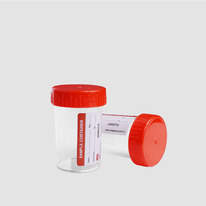 Gobelet de prélèvement d'échantillons de laboratoire en PS transparent de 40 ml pour analyse d'urine - Solutions d'emballage JK, usine du Vietnam, le meilleur - Product Image 3