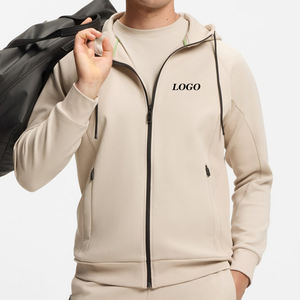 Sweat-shirt pour homme uni avec capuche réglable et cordon de serrage, design respirant pour le confort, vente en gros pour les acheteurs en gros avec manches longues - Product Image 1