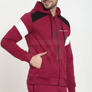 Fabricación profesional nuevo estilo hombres cremallera sudaderas con capucha personalizado al por mayor alta calidad sudaderas con capucha - Product Image 2