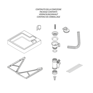 Vasca in Resina Mongardi Salvaspazio, Facile da Montare, Forabile, per Lavatrice, Resistente agli Acidi, Componenti per Elettrodomestici da Lavanderia - Product Image 4