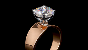 Anillo Minimalista con Diamante Cultivado en Laboratorio |   Anillo de Compromiso y Matrimonio de Lujo | Anillo de Diamantes OEM ODM - Product Image 3