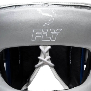 Protège-tête de boxe professionnel réglable en cuir véritable, personnalisable, respirant et durable – Meilleure vente - Product Image 4