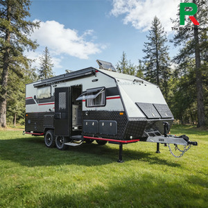 OEM en Chine : Remorque tout-terrain pour le transport de jouets, conçue pour l'aventure et le transport d'équipements, avec un espace garage dédié et une protection. - Product Image 1