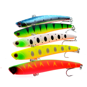 Leurre de pêche Vib 95 mm 26 g pour eau salée et eau douce, leurre artificiel dur en métal, appât VIB coulant pour la pêche au culter et à l'alboum - Product Image 3