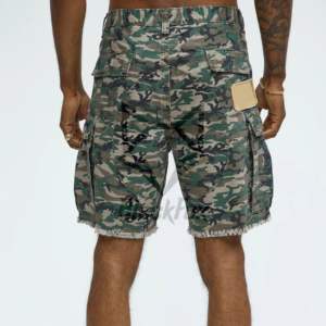 Todo el fabricante personalizar ropa de calle camuflaje corto de carga seis bolsillos corto bordado personalizado parche trabajo de carga corto - Product Image 5