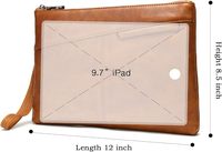 Pochette de soirée en cuir artisanal de haute qualité, élégante, moderne, classique, antique, pour femme, idéale pour les voyages et les sorties, personnalisable, cadeau